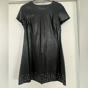 Black Leather Dress